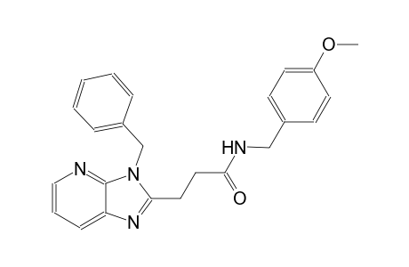 3H-imidazo[4,5-b]pyridine-2-propanamide, N-[(4-methoxyphenyl)methyl]-3-(phenylmethyl)-
