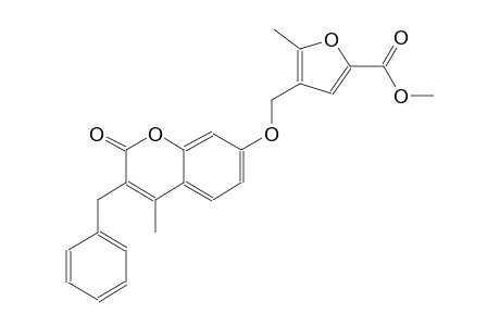 methyl 4-{[(3-benzyl-4-methyl-2-oxo-2H-chromen-7-yl)oxy]methyl}-5-methyl-2-furoate