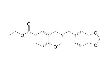 ethyl 3-(1,3-benzodioxol-5-ylmethyl)-3,4-dihydro-2H-1,3-benzoxazine-6-carboxylate