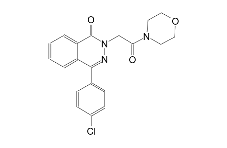 4-(4-chlorophenyl)-2-[2-(4-morpholinyl)-2-oxoethyl]-1(2H)-phthalazinone