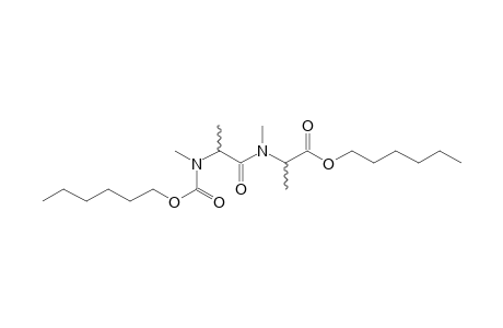 dl-Alanyl-dl-alanine, N,N'-dimethyl-N'-hexyloxycarbonyl-, hexyl ester