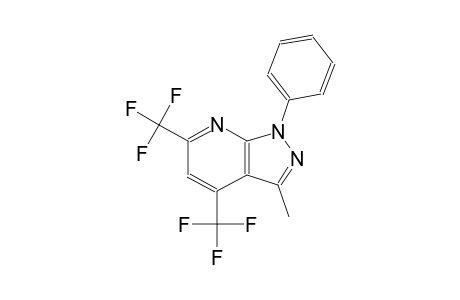 3-Methyl-1-phenyl-4,6-bis(trifluoromethyl)-1H-pyrazolo[3,4-b]pyridine