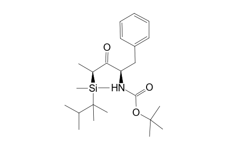 (2S,4R)-4-(tert-Butoxycarbonylamino)-2-[dimethyl(1,1,2-trimethylpropyl)silyl]-1-phenylpentan-3-one