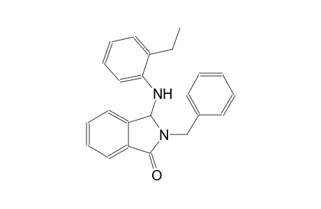 1H-isoindol-1-one, 3-[(2-ethylphenyl)amino]-2,3-dihydro-2-(phenylmethyl)-