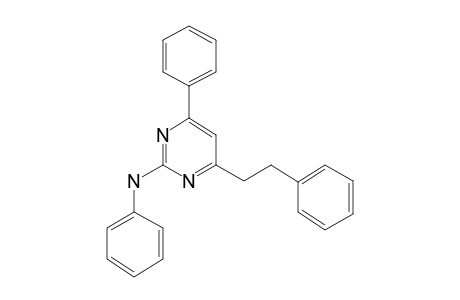 Pyrimidin-2-amine, 6,N'-diphenyl-4-[2-phenylethyl]-