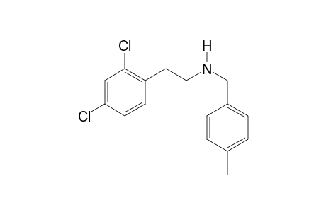 2-(2,4-Dichlorophenyl)-N-(4-methylbenzyl)ethan-1-amine