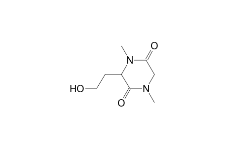 2,5-Piperazinedione, 3-(2-hydroxyethyl)-1,4-dimethyl-