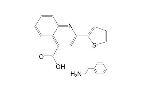 2-(2-thienyl)-4-quinolinecarboxylic acid compound with 2-phenylethanamine (1:1)