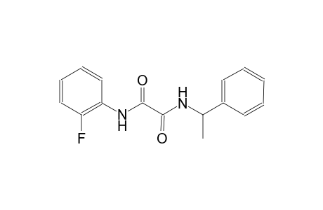 N-(2-fluorophenyl)-N'-(1-phenylethyl)ethanediamide