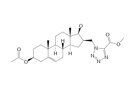 3-BETA-ACETOXY-16-BETA-(5-METHOXYCARBONYL-1H-TETRAZOL-1-YLMETHYL)-ANDROST-5-EN-17-BETA-OL