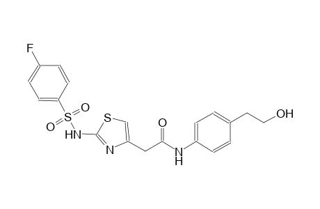 4-thiazoleacetamide, 2-[[(4-fluorophenyl)sulfonyl]amino]-N-[4-(2-hydroxyethyl)phenyl]-