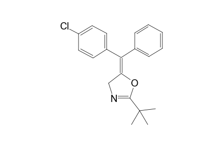 (E)-2-tert-butyl-5-((4-chlorophenyl)(phenyl)methylene)-4,5-dihydrooxazole