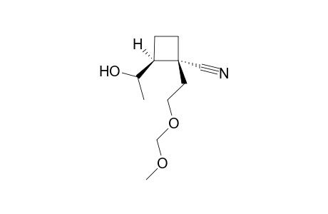(1R,2S)-2-(1-Hydroxy-ethyl)-1-(2-methoxymethoxy-ethyl)-cyclobutanecarbonitrile