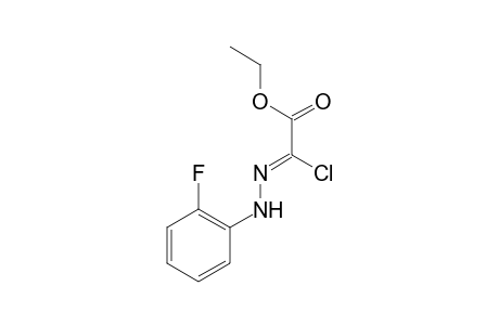 Acetic acid, chloro[(2-fluorophenyl)hydrazono]-, ethyl ester