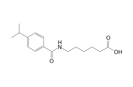 6-{[4-(propan-2-yl)phenyl]formamido}hexanoic acid