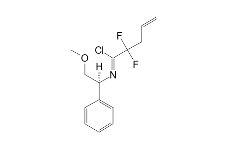 (-)-N-[(1R)-2-METHOXY-1-PHENYLETHYL]-1-CHLORO-2,2-DIFLUORO-4-PENTENIMIDOYL-CHLORIDE