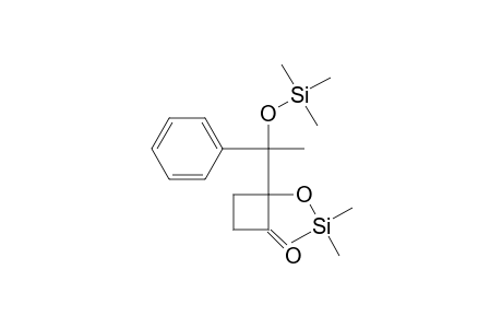2-(1-phenyl-1-trimethylsilyloxy-ethyl)-2-trimethylsilyloxy-cyclobutan-1-one