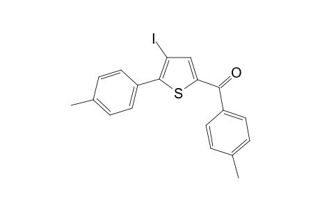 (4-Iodo-5-(p-tolyl)thiophen-2-yl)(p-tolyl)methanone