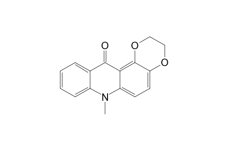7-N-METHYL-2,3-DIHYDRO-1,4-DIOXINO-[2,3-A]-ACRIDIN-12-ONE