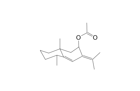 (3-isopropylidene-5,8a-dimethyl-1,2,5,6,7,8-hexahydronaphthalen-2-yl) acetate