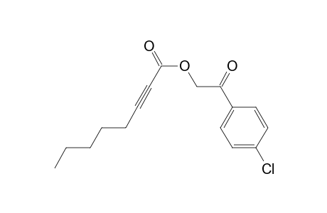 2-(4-Chlorophenyl)-2-oxoethyl oct-2-ynoate
