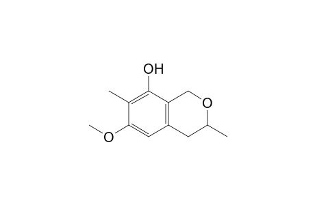 6-methoxy-3,7-dimethyl-3,4-dihydro-1H-2-benzopyran-8-ol