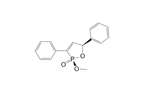 (trans)-2,5-dihydro-2-methoxy-3,5-diphenyl-1,2-oxaphosphole-2-oxide