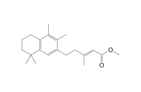 (E)-3-Methyl-5-(3,4,8,8-tetramethyl-5,6,7,8-tetrahydro-naphthalen-2-yl)-pent-2-enoic acid methyl ester