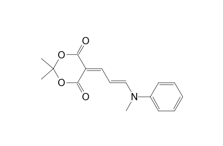 1,3-Dioxane-4,6-dione, 2,2-dimethyl-5-[3-(methylphenylamino)-2-propenylidene]-, (E)-