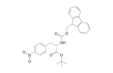 (2S)-2-(9H-Fluoren-9-ylmethoxycarbonylamino)-3-(4-nitrophenyl)propionic acid tert-butyl ester