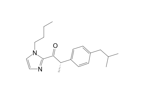 (S)-1-(1-butyl-1H-imidazol-2-yl)-2-(4-isobutylphenyl)propan-1-one