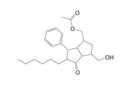 [6-Hydroxymethyl-2-hexyl-3-phenyl-1-oxooctahydropentalen-4-yl]methyl acetate