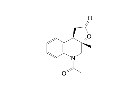 (3aS*,9bR*)-5-Acetyl-3a-methyl-3a,4,5,9b-tetrahydrofuro[2,3-c]quinolin-2(1H)-one