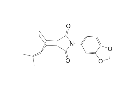 4-(1,3-benzodioxol-5-yl)-10-(1-methylethylidene)-4-azatricyclo[5.2.1.0~2,6~]decane-3,5-dione