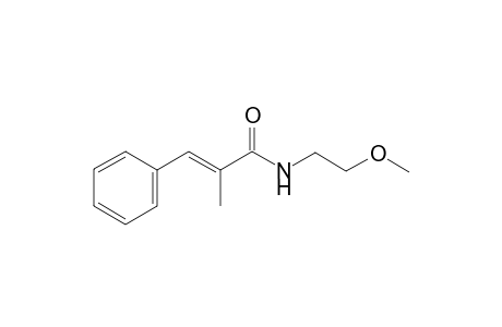 (E)-N-(2-Methoxyethyl)-2-methyl-3-phenylacrylamide