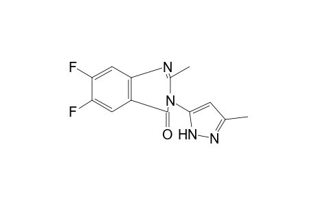 6,7-Difluoro-2-methyl-3-(3-methyl-1H-pyrazol-5-yl)quinazolin-4(3H)-one