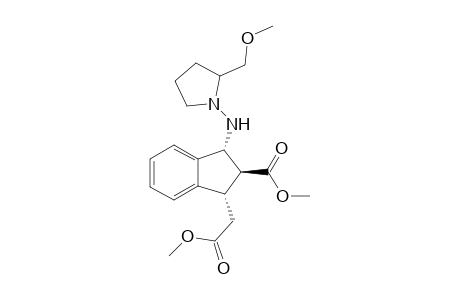 Methyl (1S,2S,3R)-1-[(methoxycarbonyl)methyl]-3-[2'-(methoxymethyl)-1'-pyrrolidinylamino]-2-indanecarboxylate