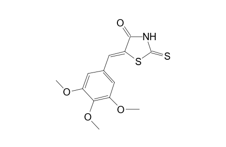 (5Z)-2-sulfanylidene-5-[(3,4,5-trimethoxyphenyl)methylidene]-1,3-thiazolidin-4-one