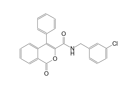 1H-2-benzopyran-3-carboxamide, N-[(3-chlorophenyl)methyl]-1-oxo-4-phenyl-