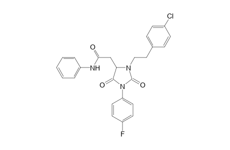 1H-Imidazole-4-acetamide, 3-[2-(4-chlorophenyl)ethyl]-1-(4-fluorophenyl)tetrahydro-2,5-dioxo-N-phenyl-