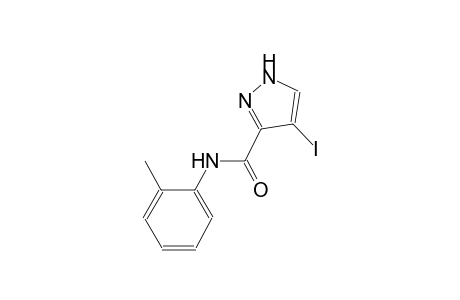 4-iodo-N-(2-methylphenyl)-1H-pyrazole-3-carboxamide