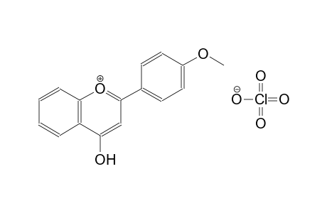 4-hydroxy-2-(4-methoxyphenyl)chromenium perchlorate