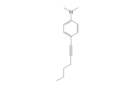 4-(1-HEXYN-1-YL)-N,N-DIMETHYLANILINE