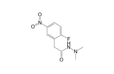 2-(2-fluoranyl-5-nitro-phenyl)-N',N'-dimethyl-ethanehydrazide