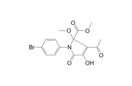 Methyl 3-acetyl-1-(4-bromophenyl)-4-hydroxy-2-methoxy-5-oxo-2,5-dihydro-1H-pyrrole-2-carboxylate