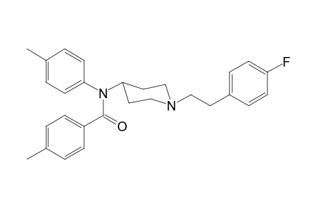N-(1-[2-(4-Fluorophenyl)ethyl]piperidin-4-yl)-N-4-methylphenyl-4-methylbenzamide