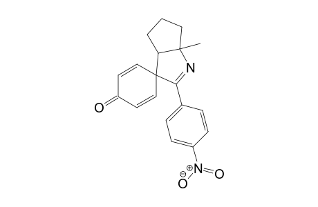 6a'-Methyl-2'-(4-nitrophenyl)-4',5',6',6a'-tetrahydro-3a'H-spiro[cyclohexa[2,5]diene-1,3-cyclopenta[b]pyrrol]-4-one