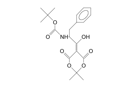 (2'S)-5([1-Hydroxy-3-phenyl-2-T-butoxycarbonylamino]-propylidene)-2,2-dimethyl-1,3-dioxane-4,6-dione