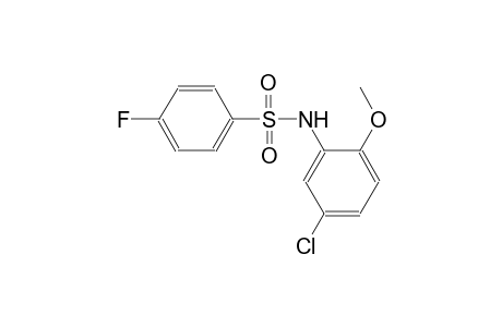 N-(5-chloro-2-methoxyphenyl)-4-fluorobenzenesulfonamide