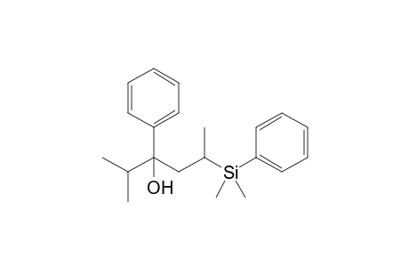 (3RS,5RS)-5-Dimethyl(phenyl)silyl-2-methyl-3-phenylhexan-3-ol